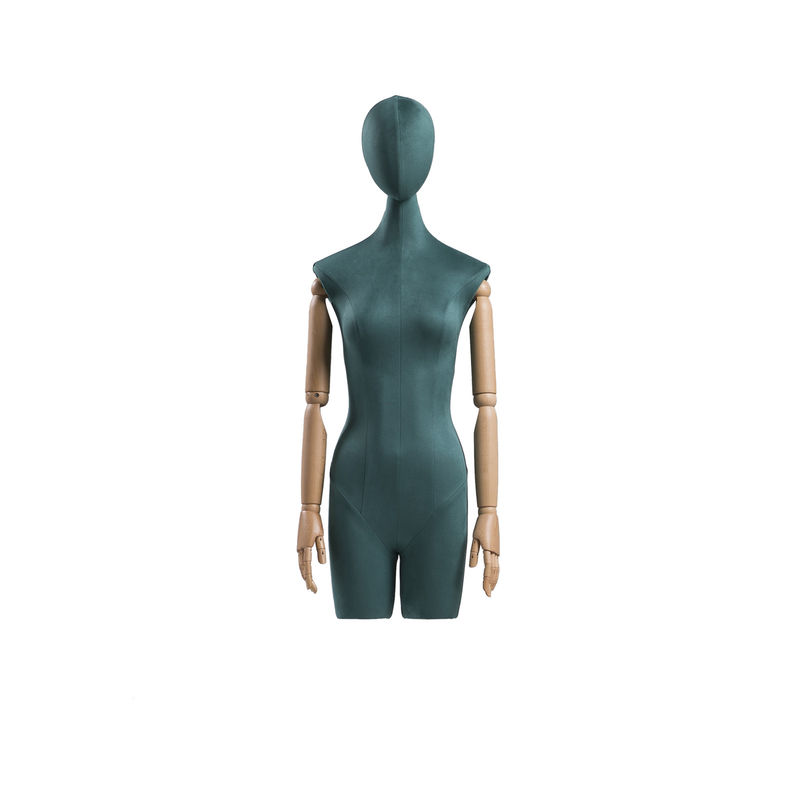 Nhiều màu sắc Half Body nữ nhân vật, 63cm Thắt lưng thẳng đứng Half Mannequin Stand